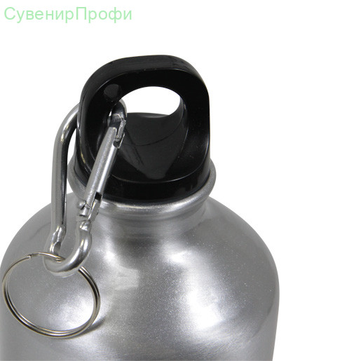 Бутылка металл серебро стандарт 400 мл