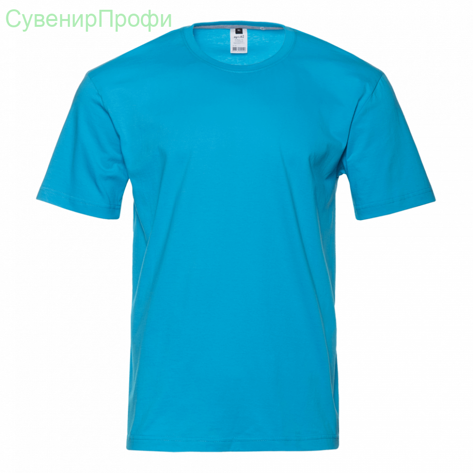 Футболка мужская 02_Бирюзовый (32/1) (60-62/5XL)