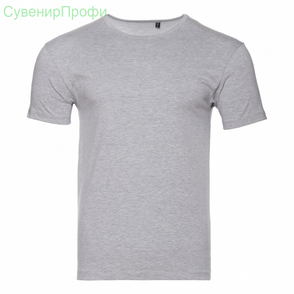 Футболка мужская 37_Серый меланж (50/1) (52/XL)