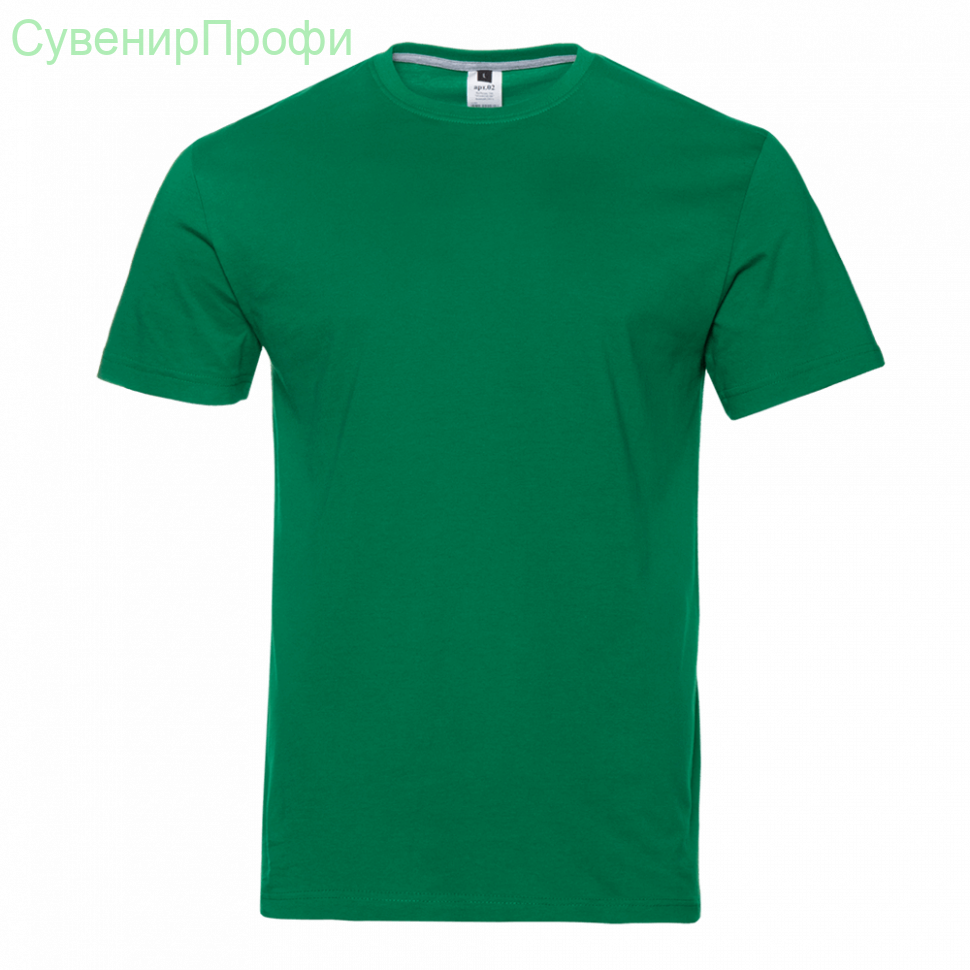 Футболка мужская 02_Зелёный (30/1) (60-62/5XL)
