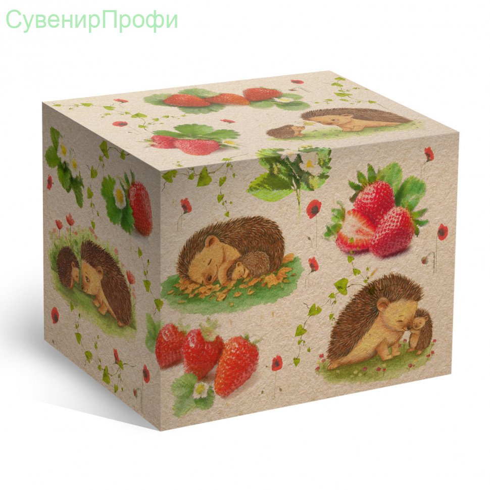 Коробка под кофейную кружку ёжик