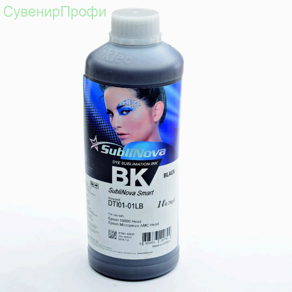 Чернила сублимационные Black (черные) InkTec Epson Piezo 1л