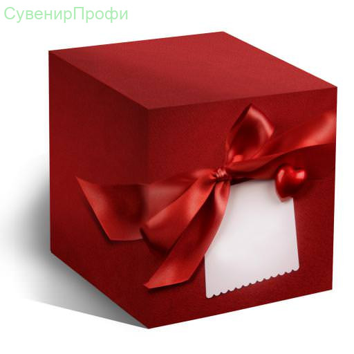Коробка под кружку Красное сердце