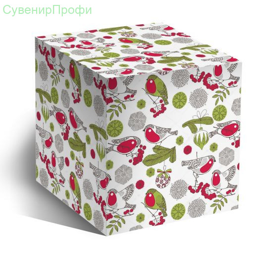 Коробка под кружку Снегири