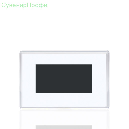 Магнит акрил прозрачный 55х80мм
