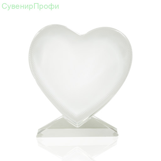Кристалл сердце 95х85х20мм