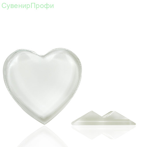 Кристалл сердце 95х85х20мм