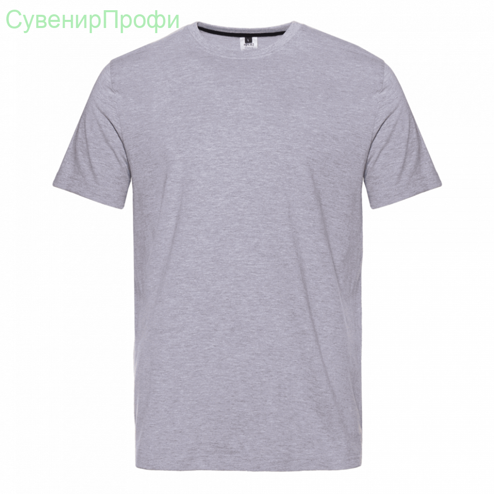 Футболка мужская 02_Серый меланж (50/1) (54/XXL)